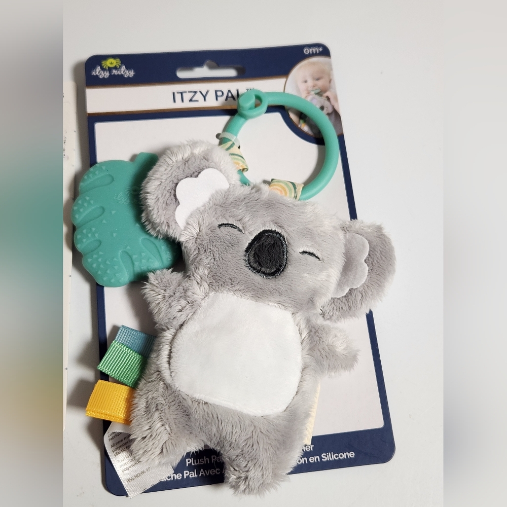 0-3 Months Baby Teethers Fruit Teething Ring Koala Plush Silicone Teether - Picture 3 of 6